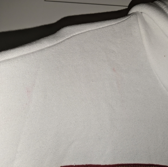 Aviator Nation NWT Logo Stitch Pullover Relaxed Hoodie Sweatshirt White Unisex M - Picture 6 of 9